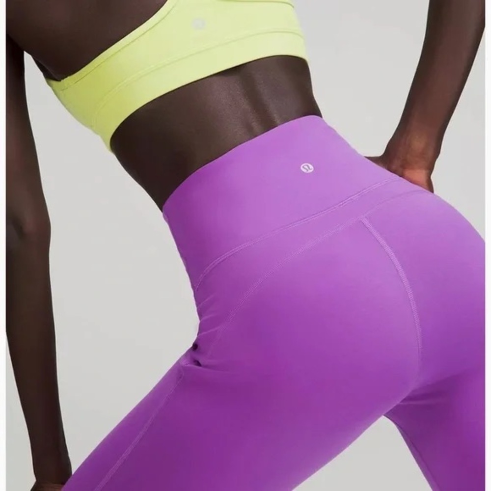 lululemon athletica Bright Purple Flare Leggings - Picture 3 of 9